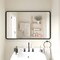 Emma and Oliver Afsin Wall Mirror with Silver Backed Glass for Clarity for Entryways, Bathrooms & More